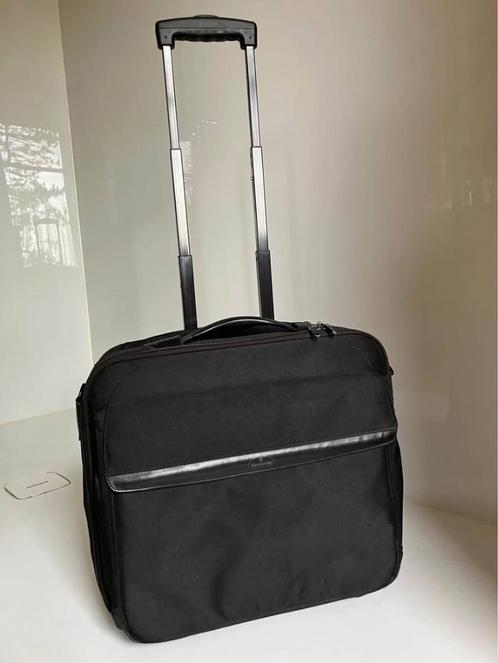 Samsonite laptop/ aktetas trolley, Handtassen en Accessoires, Koffers, Zo goed als nieuw, Uitschuifbare handgreep, Wieltjes, Ophalen