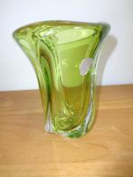 Val Saint Lambert groene vaas, Ophalen of Verzenden