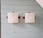 Paar Scandinavische wandkandelaars, jaren 60, Ophalen of Verzenden