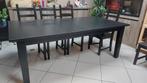 Lot table de 8 à 12 personnes + 12 chaises assorties - 150 e, Grenenhout, Gebruikt, Ophalen of Verzenden