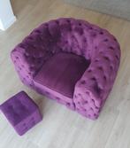 Lila velvet sofa, Ophalen, Overige materialen, Nieuw, 75 tot 100 cm