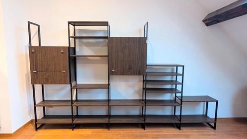 Bibliothèque modulable de Pierre Guariche pour Meurop, Huis en Inrichting, Kasten | Boekenkasten, Zo goed als nieuw, Ophalen