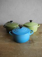 3 mini cocottes -  Le Creuset  -, Huis en Inrichting, Keuken | Potten en Pannen, Ophalen, Nieuw