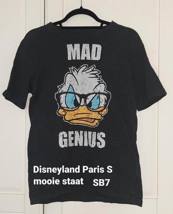 Disneyland Paris shirt "Mad genius". Small, mooie staat