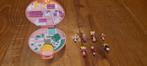 Polly Pocket 1989-1990: de dierenkliniek en het beeldje, Ophalen of Verzenden, Gebruikt