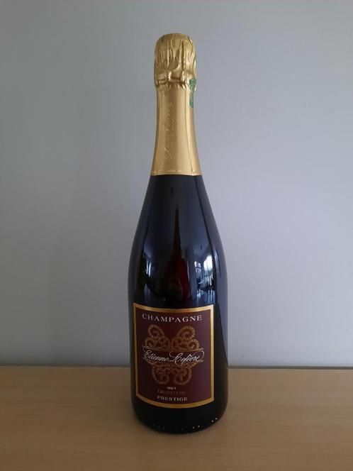 Champagne Etienne Lefèvre Prestige Grand Cru, Verzamelen, Wijnen, Nieuw, Champagne, Frankrijk, Vol, Ophalen of Verzenden