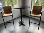 2 barkrukken + optie statafel met stalen poot, Huis en Inrichting, Ophalen, Zo goed als nieuw