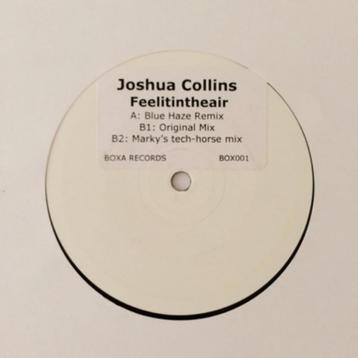 Joshua Collins – Feel It In The Air - 12" tech house