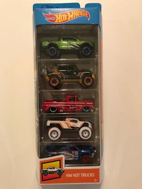 Hot Wheels HW Hot Trucks 5-pack, Hobby en Vrije tijd, Modelauto's | Overige schalen, Nieuw, Auto, Ophalen of Verzenden