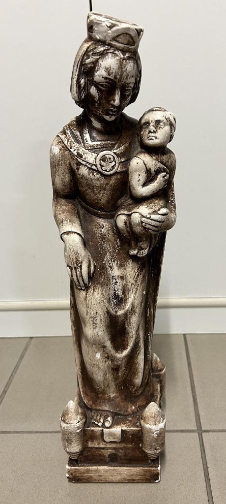 Mooi en Oud beeld : Burchtgravin - Chiro - 49cm, Antiek en Kunst, Antiek | Religieuze voorwerpen, Ophalen of Verzenden