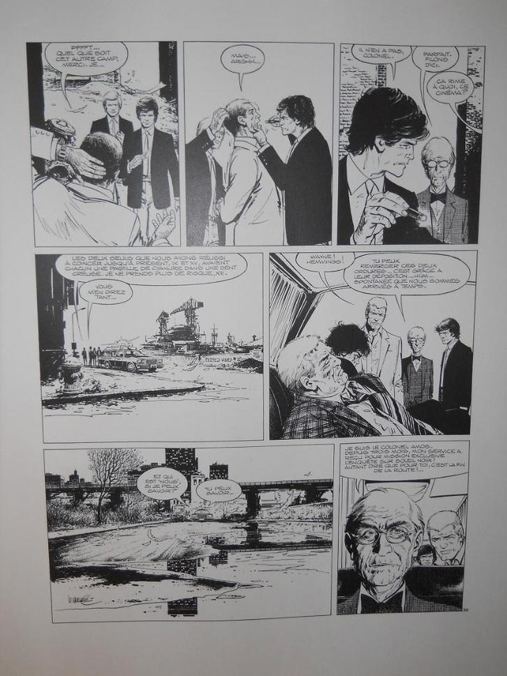 Reproducties stripplaten / reproductions planche BD W. Vance, Boeken, Stripverhalen, Nieuw, Eén stripboek, Ophalen