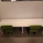 Twee Ikea trofast tafeltjes met twee IKEA MAMMUT stoelen, Ophalen, Gebruikt