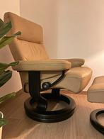 Design Fauteuil Stressless incl. Voetenbank, Ophalen, Metaal, Stressless Himolla Hukla Prominent Leulox Montis Montel, 75 tot 100 cm