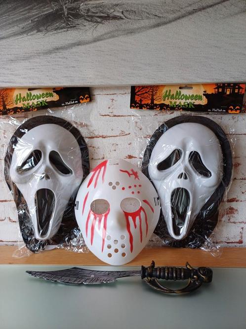 Halloween scream ghostface Jason voorhees., Kinderen en Baby's, Carnavalskleding en Verkleedspullen, Nieuw, Ophalen of Verzenden