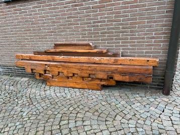 Eiken balken, Doe-het-zelf en Bouw, Ophalen, Gebruikt, Eiken