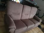 Zetel 3-zit en 2x 1-zit, Huis en Inrichting, Zetels | Zetels, Ophalen, Overige maten, Zo goed als nieuw, Rechte bank