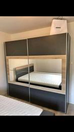 Chambre lit garde-robe, Enlèvement, Comme neuf, Deux personnes