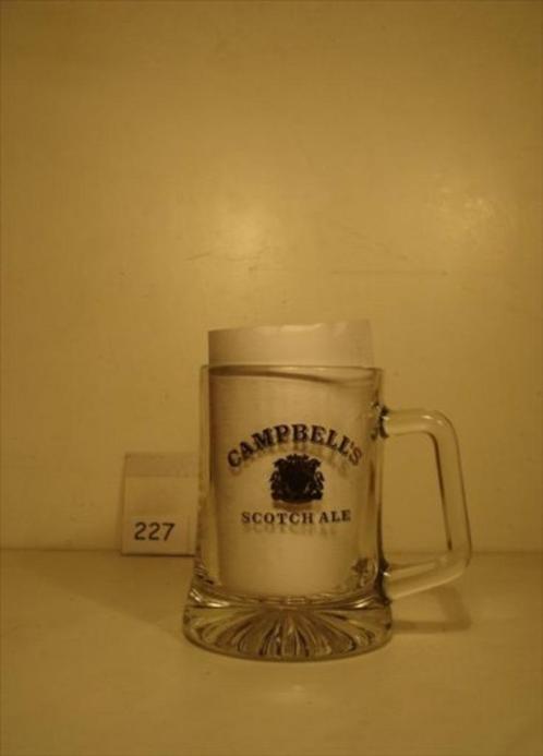 Chope N 227 – Campbell's Scotch Ale – 0,25 cl, Collections, Marques de bière, Neuf, Chope(s), Autres marques, Enlèvement ou Envoi