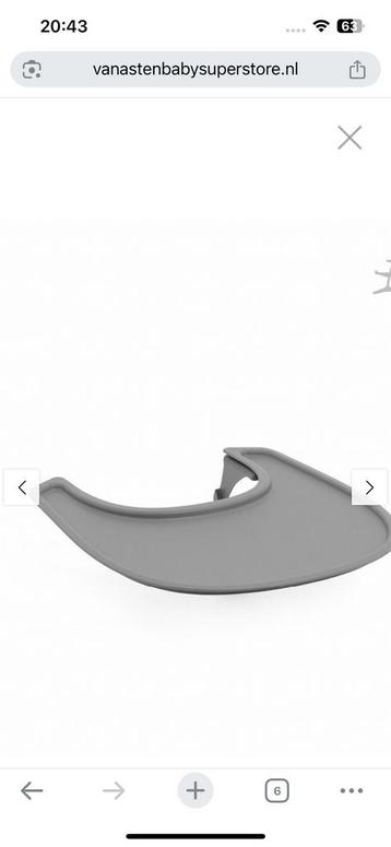 Stokke Nomi tafelblad in kleur wit beschikbaar voor biedingen