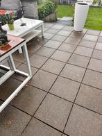Terrastegels 40x40cm, Tuin en Terras, Ophalen, Zo goed als nieuw, Terrastegels