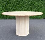 Tafel in travertin, Overige materialen, 100 tot 150 cm, 100 tot 150 cm, Rond