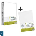 Textielpakket Frans bed - 1 hoeslaken en 1 molton - links -