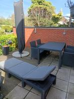 chaise longue, Jardin & Terrasse, Chaises longues, Enlèvement, Comme neuf, Synthétique, Réglable