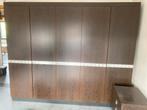 1 kleerkast 2 nachtkastjes 1 spiegelladekast, Huis en Inrichting, Kasten | Kleerkasten, Ophalen, Gebruikt, Retro Vintage, Met hangruimte