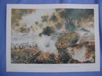 The first tank-versus-tank action., Ophalen of Verzenden, Landmacht, Foto of Poster