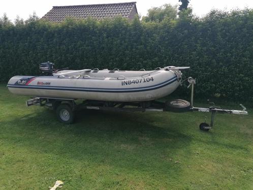 Honwave, Watersport en Boten, Rubberboten, Gebruikt, Overige merken, Aluminium, Minder dan 70 pk, Benzine, Ophalen