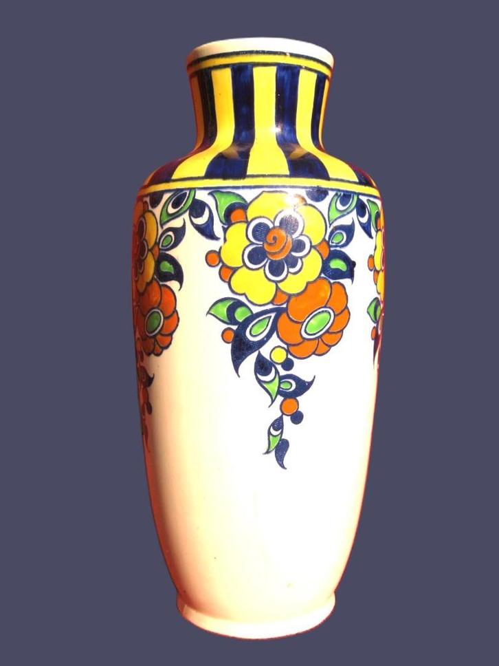 Charles Catteau D.1049 (1928) Boch Keramis., Antiek en Kunst, Antiek | Vazen, Ophalen