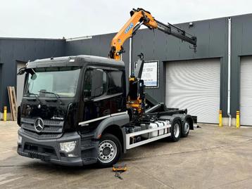 Mercedes-Benz ACTROS 2632 EURO6 HAAKSYSTEEM + LAADKRAAN EFFE disponible aux enchères