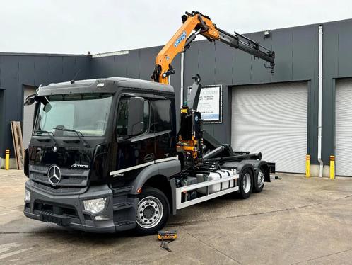 Mercedes-Benz ACTROS 2632 EURO6 HAAKSYSTEEM + LAADKRAAN EFFE, Autos, Camions, Entreprise, Mercedes-Benz, Autres carburants, Euro 6