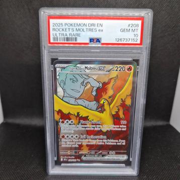 Rockets Moltres ex Ultra Rare DRI EN PSA 10 beschikbaar voor biedingen