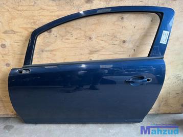 OPEL CORSA D Donker blauw Z22A Links deur portier 2006-2014 beschikbaar voor biedingen