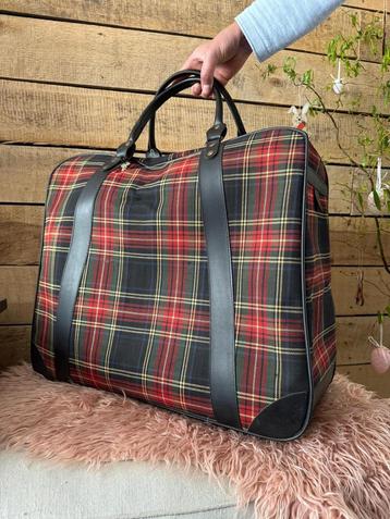 Vintage jaren ‘60 cheney ( tartan ) tas beschikbaar voor biedingen