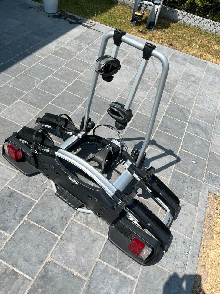 Thule Euroway 921 ook voor elektrische fiets, Autos : Divers, Porte-vélos, Comme neuf, 2 vélos, Pneus larges, Enlèvement