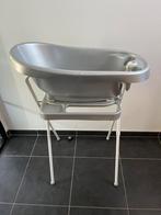 Babybadje bébé-Jou met staander en thermometer, Ophalen, Zo goed als nieuw