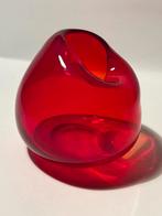 Vintage vaas van geblazen glas (Tsjechoslowakije), Antiek en Kunst, Ophalen of Verzenden