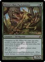 Wren's Run Packmaster (foil) Prerelease - MTG - NM, Hobby en Vrije tijd, Verzamelkaartspellen | Magic the Gathering, Ophalen of Verzenden