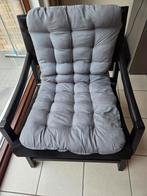 Zacht, dik kussen voor zeteltje.50cm/80cm.Nog nieuw, Ophalen of Verzenden, Nieuw, Grijs, Rechthoekig