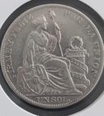 Peru 1 sol 1896 T.F. (zilver), Verzenden, Zuid-Amerika, Losse munt, Zilver