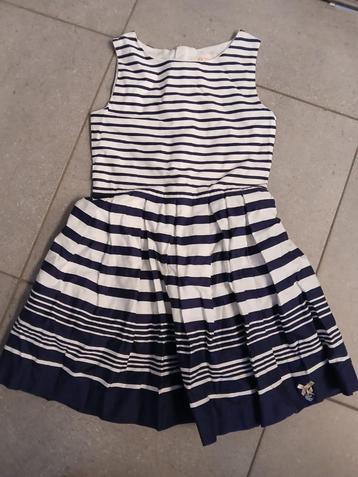 Zomer kleedje wit/donker blauw voor meisje beschikbaar voor biedingen