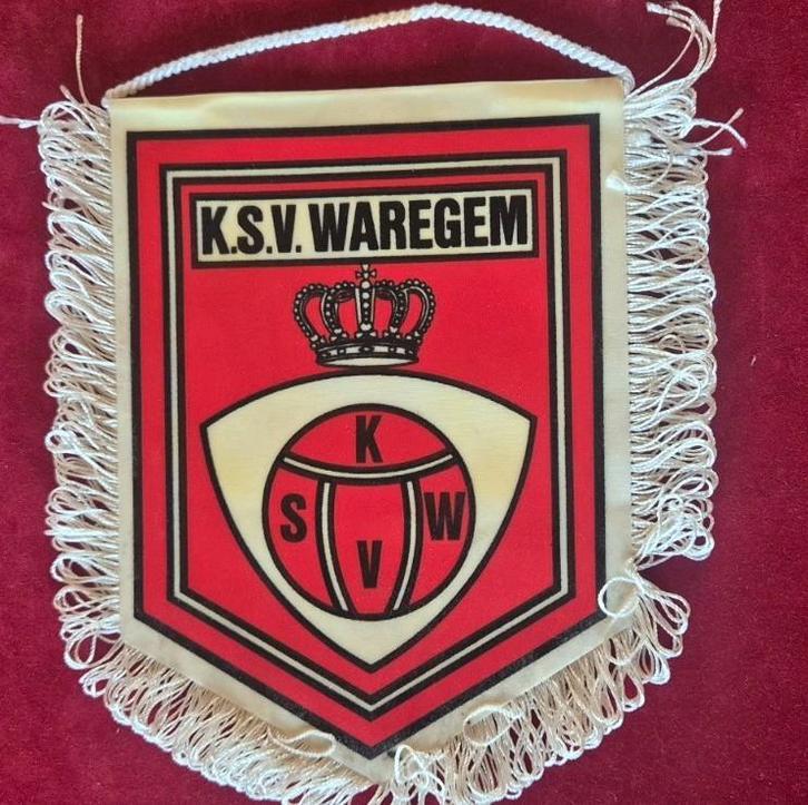 Fanion de football vintage KSV WAREGEM, Collections, Articles de Sport & Football, Enlèvement
