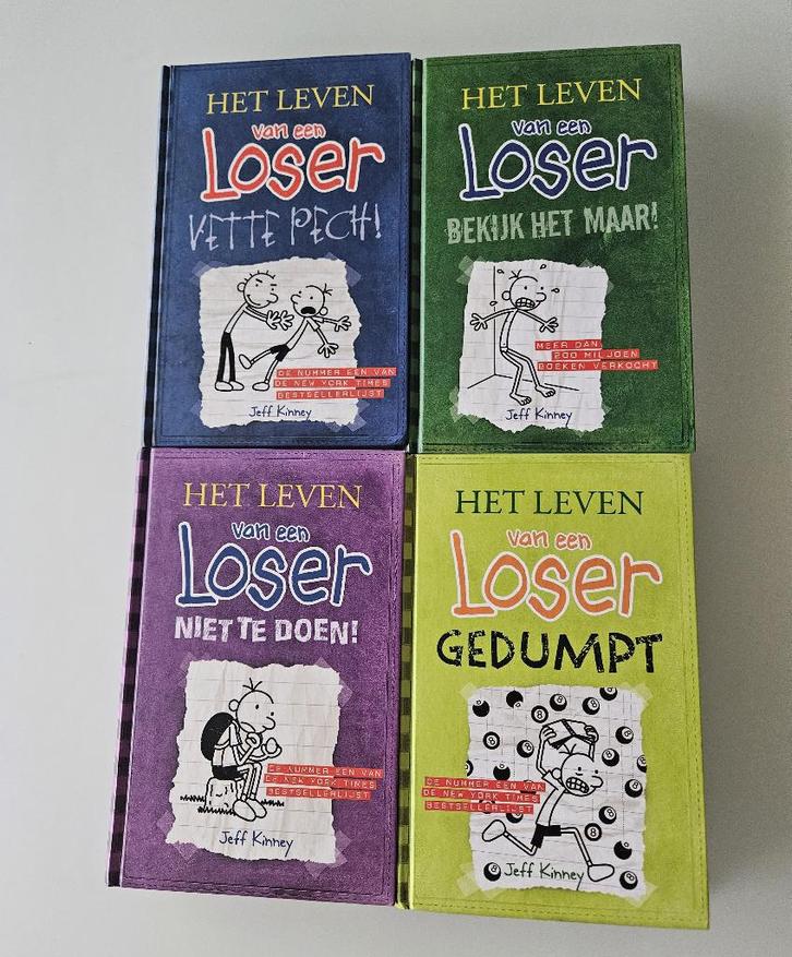 18 jeugdboeken:Leven van Loser, Dagboek,Boomhut,Tom Groot ., Boeken, Kinderboeken | Jeugd | 10 tot 12 jaar, Ophalen of Verzenden