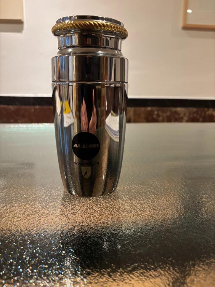 Alessi vintage cocktail shaker model Mercurio, Antiek en Kunst, Antiek | Glaswerk en Kristal, Ophalen of Verzenden