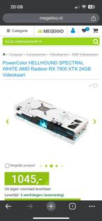 AMD RX7900XTX HELLHOUND POWERCOLOR SPECTRAL WHITE 24GO, Comme neuf, AMD