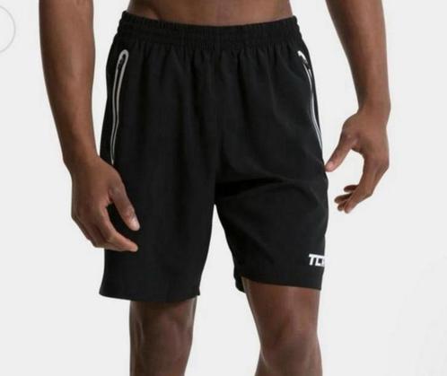 Elite Tech Gym sport Short voor Heren L met zakken Zwart new, Kleding | Heren, Sportkleding, Nieuw, Maat 52/54 (L), Zwart, Ophalen of Verzenden