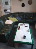 Grand Canapé en cuir d'angle, Maison & Meubles, Canapés | Salons, Enlèvement, Utilisé, Banc d'angle, Cuir