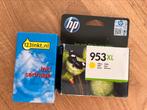 Cartouches HP 953xl jaune NEUVES, Computers en Software, Ophalen of Verzenden, Nieuw, HP 100% compatible